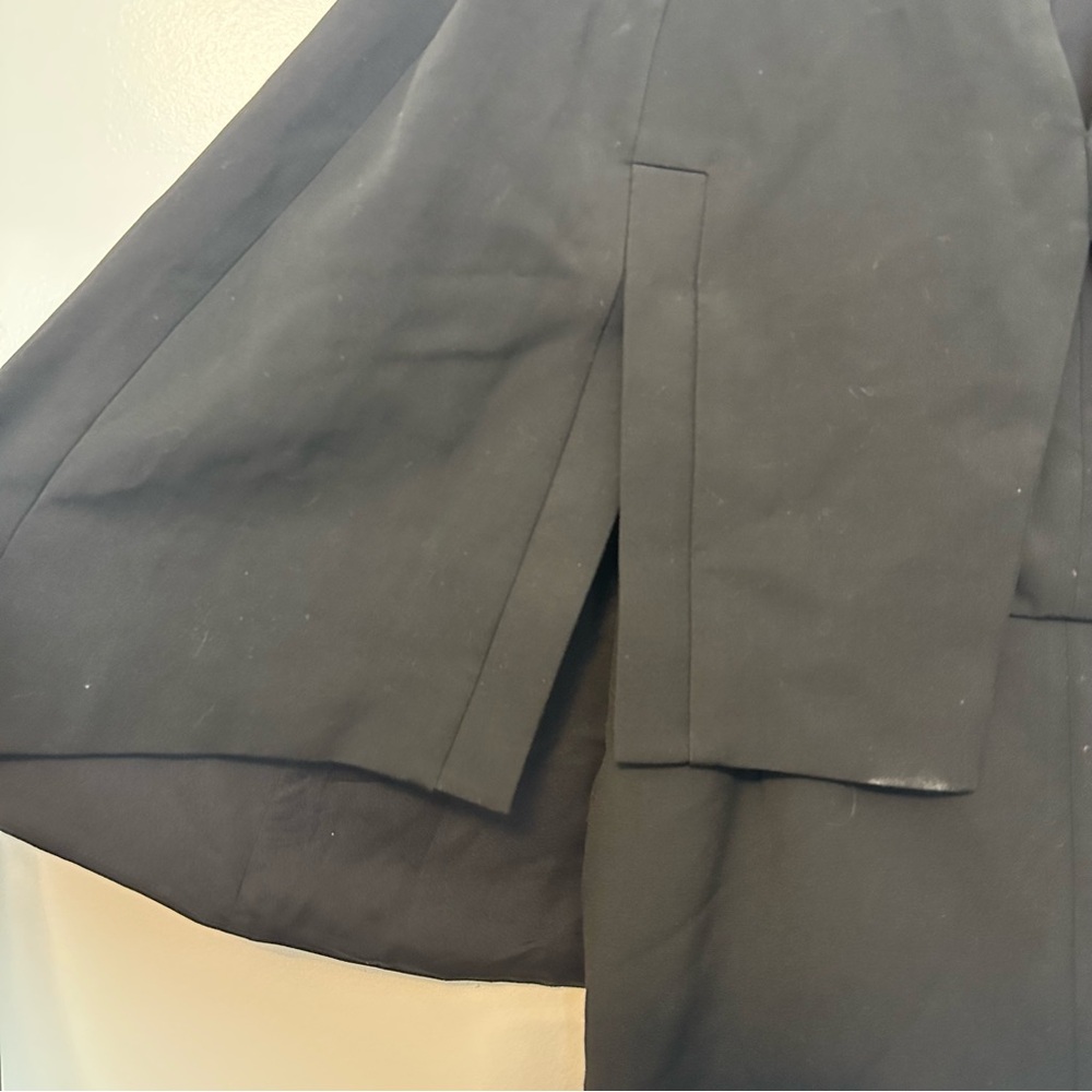 BCBGMAXAZRIA Cape Romper | Black - Picture 4 of 8